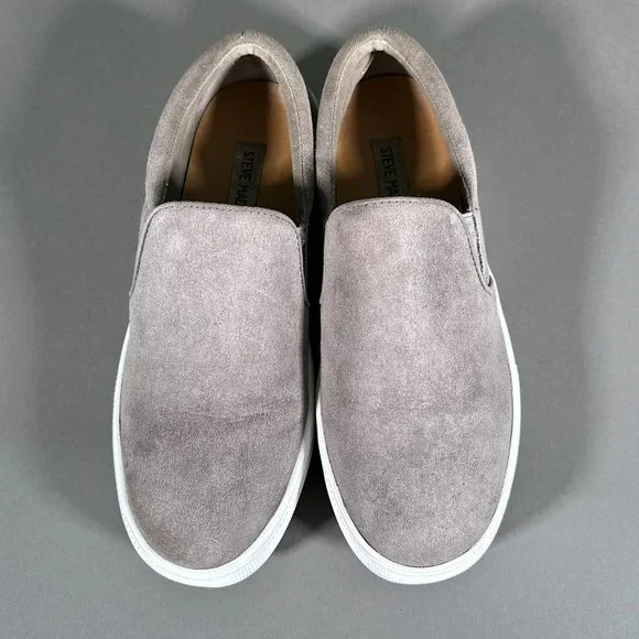 Steve Madden Gray Slip-On Sneakers - Picture 2 of 14